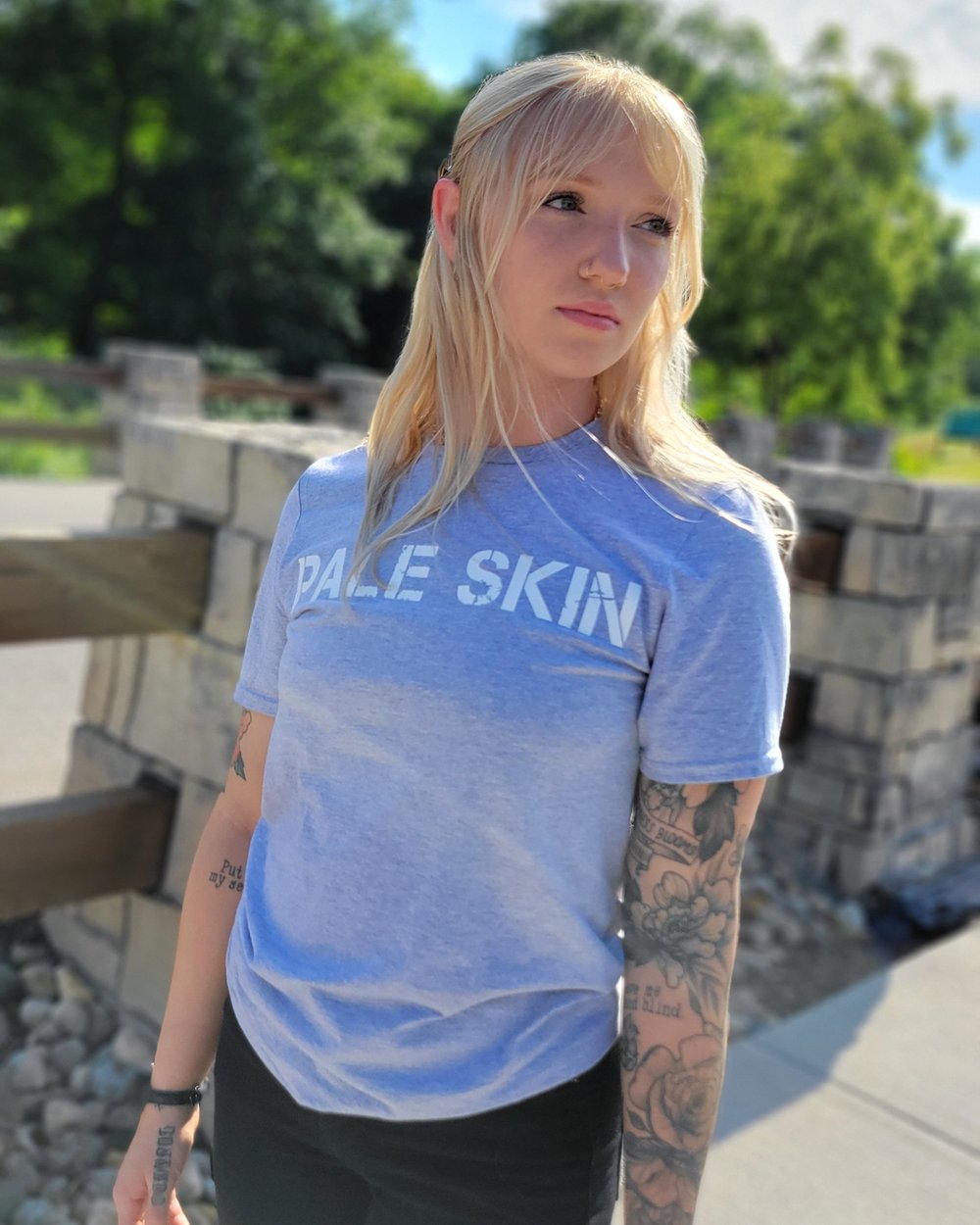 Image of 'PALE SKIN' T-SHIRT