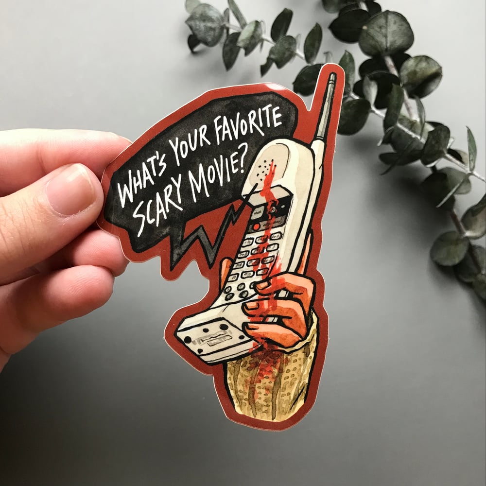 Scary Movies Vinyl Sticker