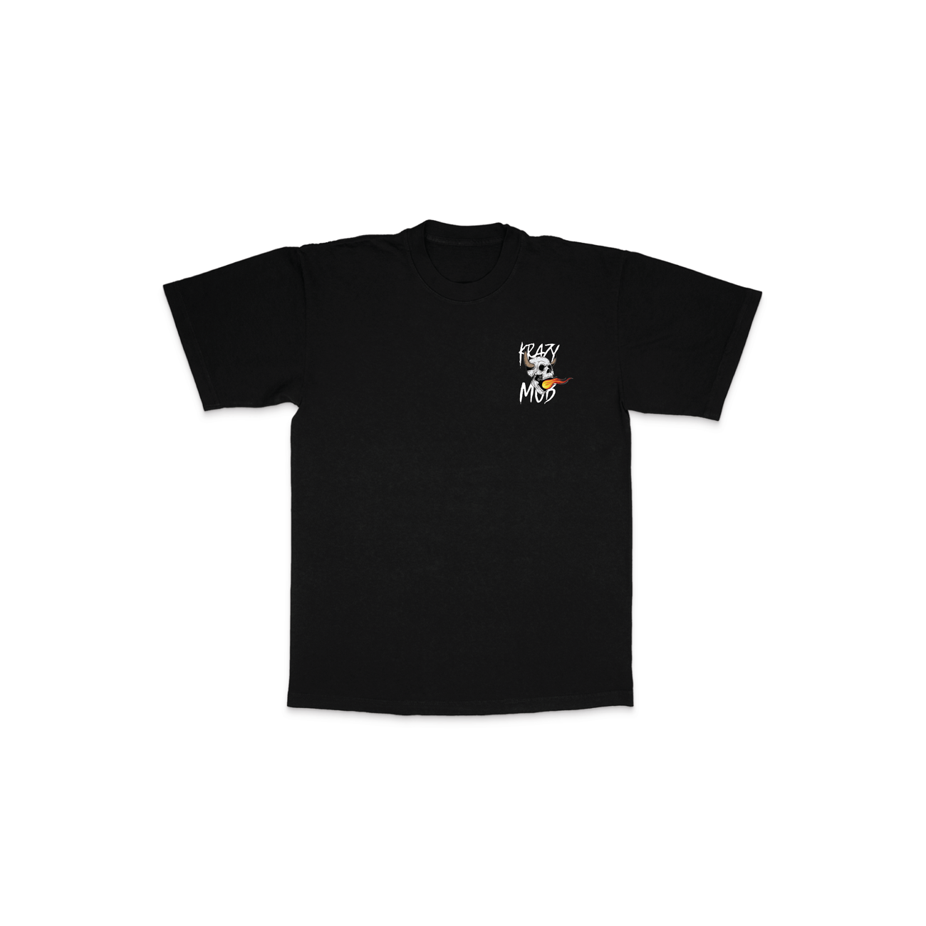 KRAZY MOB BLACK LOGO T SHIRT | Krazy Mob