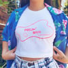 feelin' good crop tee