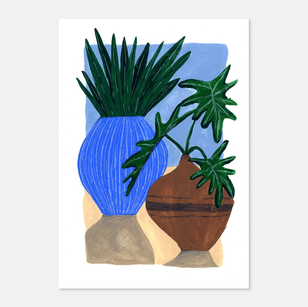 Image of Plant still life - Original painting