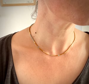 Image of Collier Mia aigue-marine