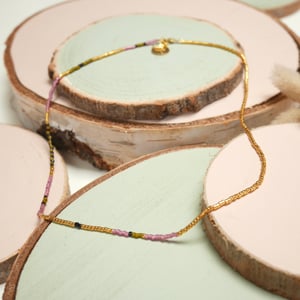 Image of Collier Mia lilas