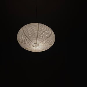 Image of Handcrafted rice paper lamp shade no.2