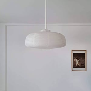 Image of Handcrafted rice paper lamp shade no.3