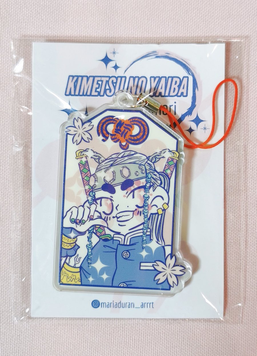 Image of Kimetsu no yaiba omamori keychain "Pillar version" 2