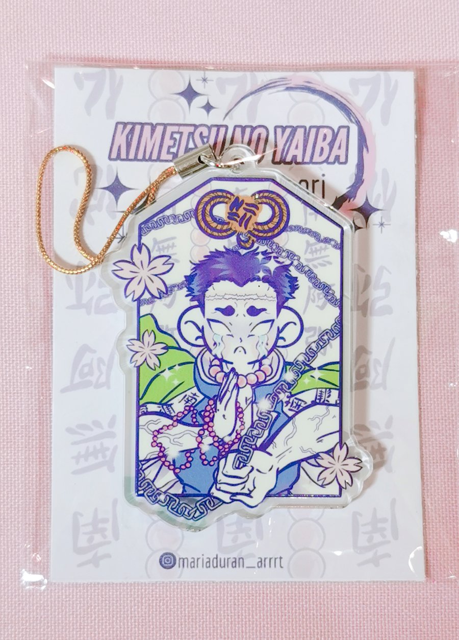 Image of Kimetsu no yaiba omamori keychain "Pillar version" 2