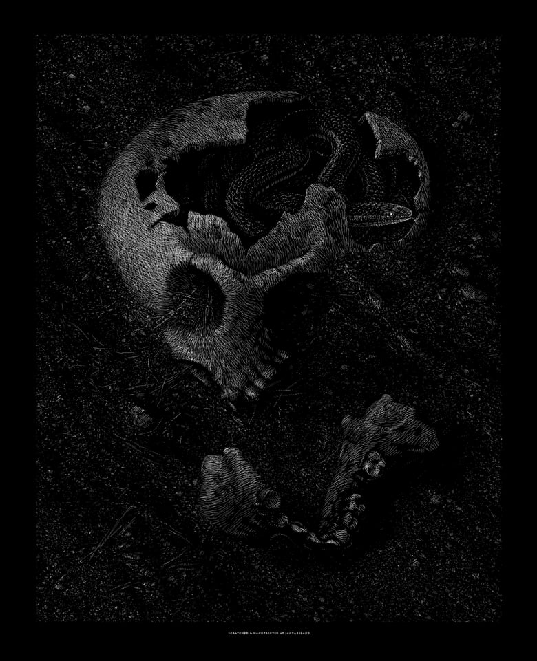 Image of »Desert Skull« Screen Print