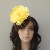 Image of Ready to Ship Today! Yellow peony rose & Veil