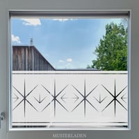 Image 1 of Sichtschutz Folie geometrisch 