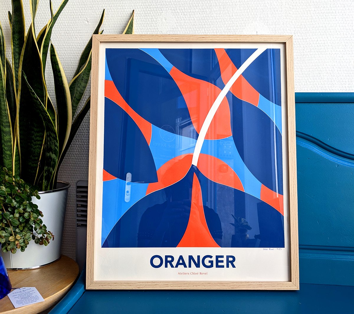 Sérigraphie Oranger