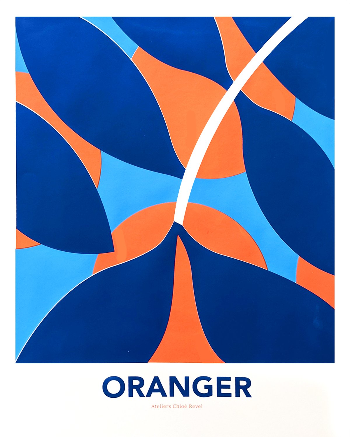 Sérigraphie Oranger