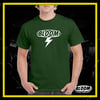 T-Shirt verde scuro logo bianco