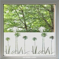 Image 1 of Fenstertattoo Blumen Magdalena und Gräser