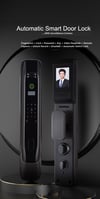Fingerprint Smart Door Lock With Surveillance Camera