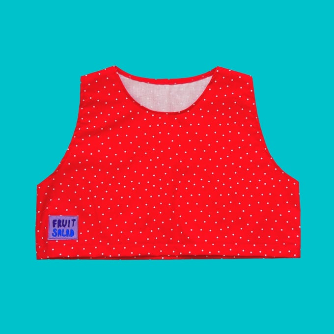 Image of Strawberry Sustainable REWORK Crop Vest