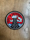 OSC TATTOO GLASS CONE EMBROIDERED PATCH