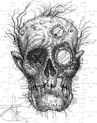 Image 1 of One of a Kind Hand Drawn Puzzle- Deluxe India Ink Edition