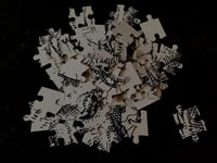 Image 2 of One of a Kind Hand Drawn Puzzle- Deluxe India Ink Edition