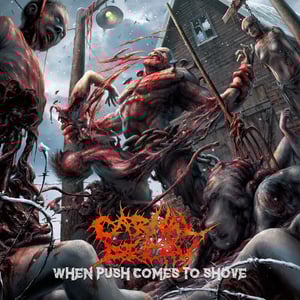 Image of Official Carnal Decay “When Push Comes to Shove” Red Vinyl EP!!