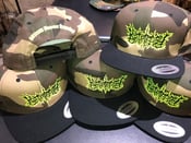 Image of Officially Licensed Katalepsy Yupoong Camo Black Brim snapback!!