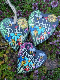 Image 1 of Daddy/Dad/Grandad hearts