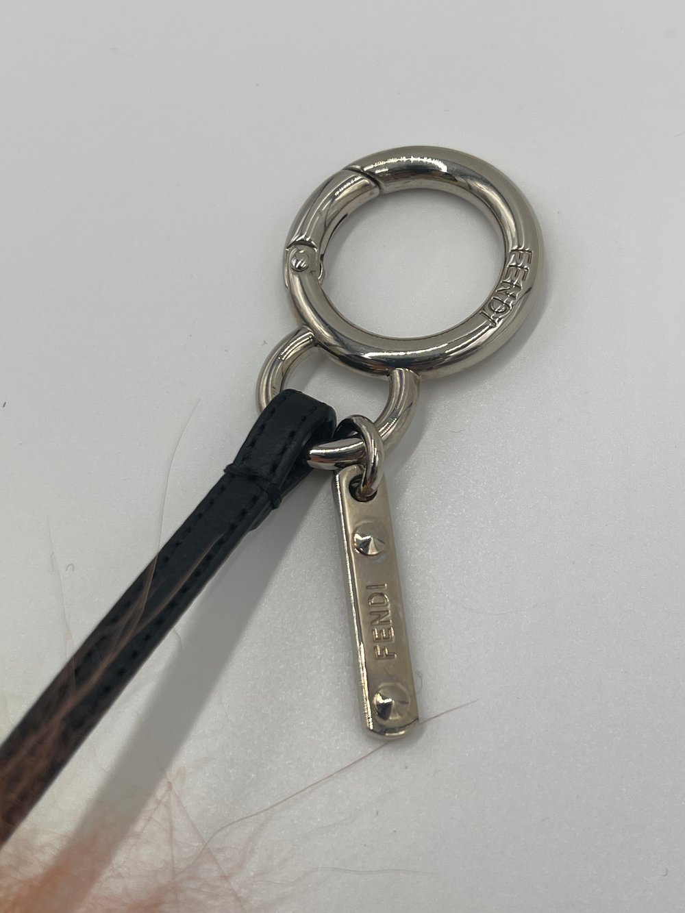 Fendi Karlito Karl Lagerfeld Fur keychain 