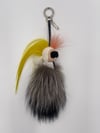 Fendi Karlito Karl Lagerfeld Fur keychain 