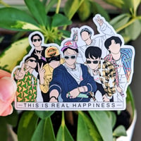 Image 1 of BTS Concert Happiness Vinyl Sticker