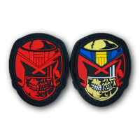 Dredd Hedd mini patch set