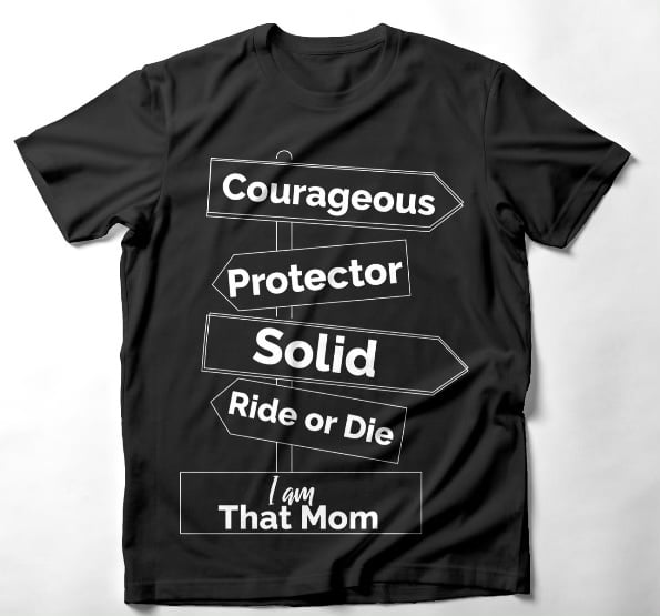 Image of T.M.I. - Courageous, Protector, Solid, and Ride or Die