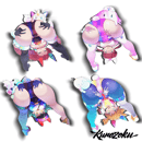 Image 1 of Partial Holo Bunny PokeWaifus