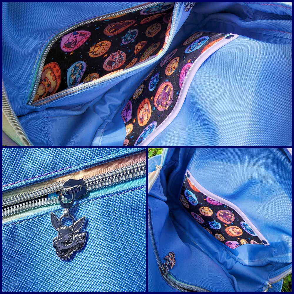 Image of Eeveelution Tamagotchi Zenaida mini backpack