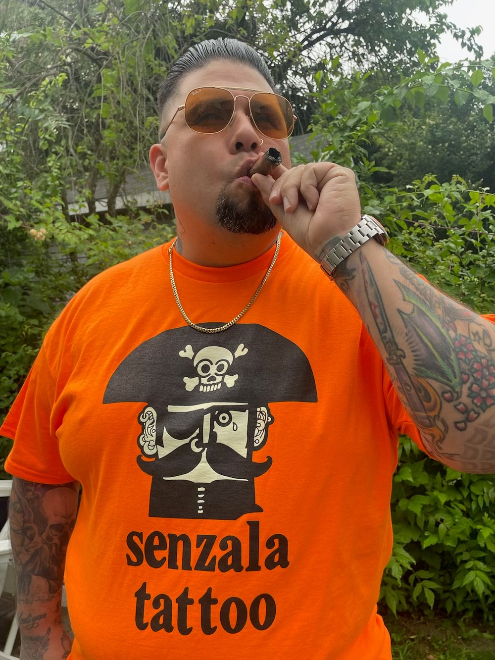Senzala Tattoo & Body Piercing Pirate T-Shirt