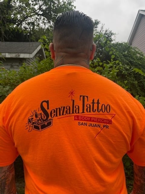 Senzala Tattoo & Body Piercing Pirate T-Shirt