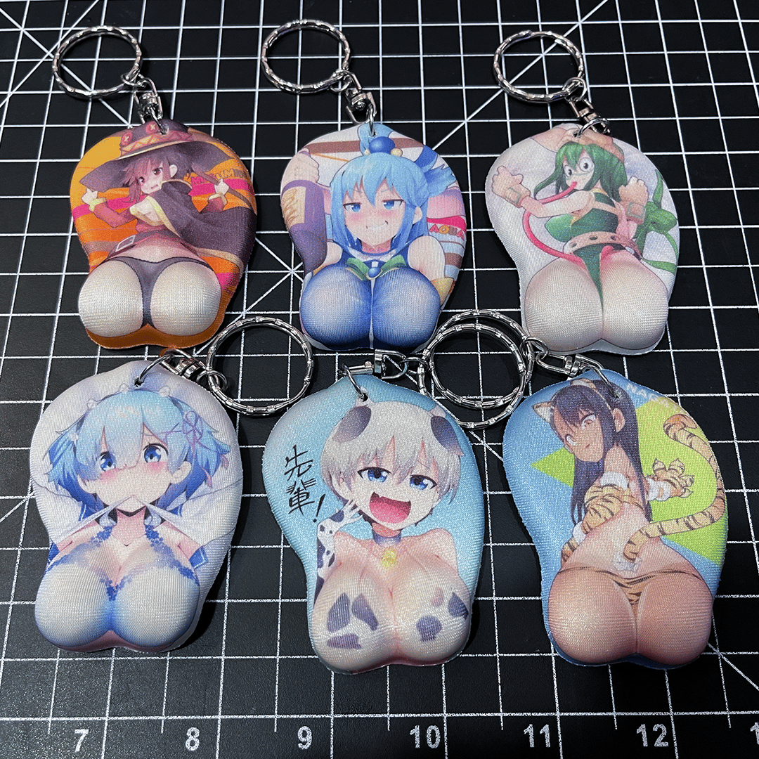 Image of Mini Mousepad Keychains