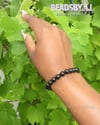Black Onyx Bead Bracelet 