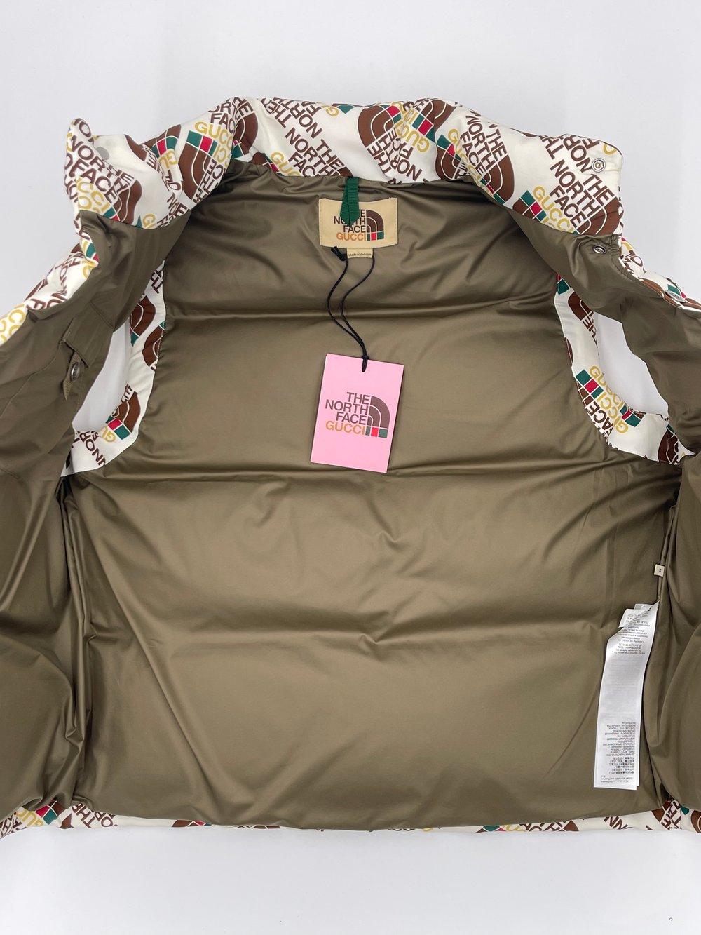 Gucci X The North Face Print Puffer Vest