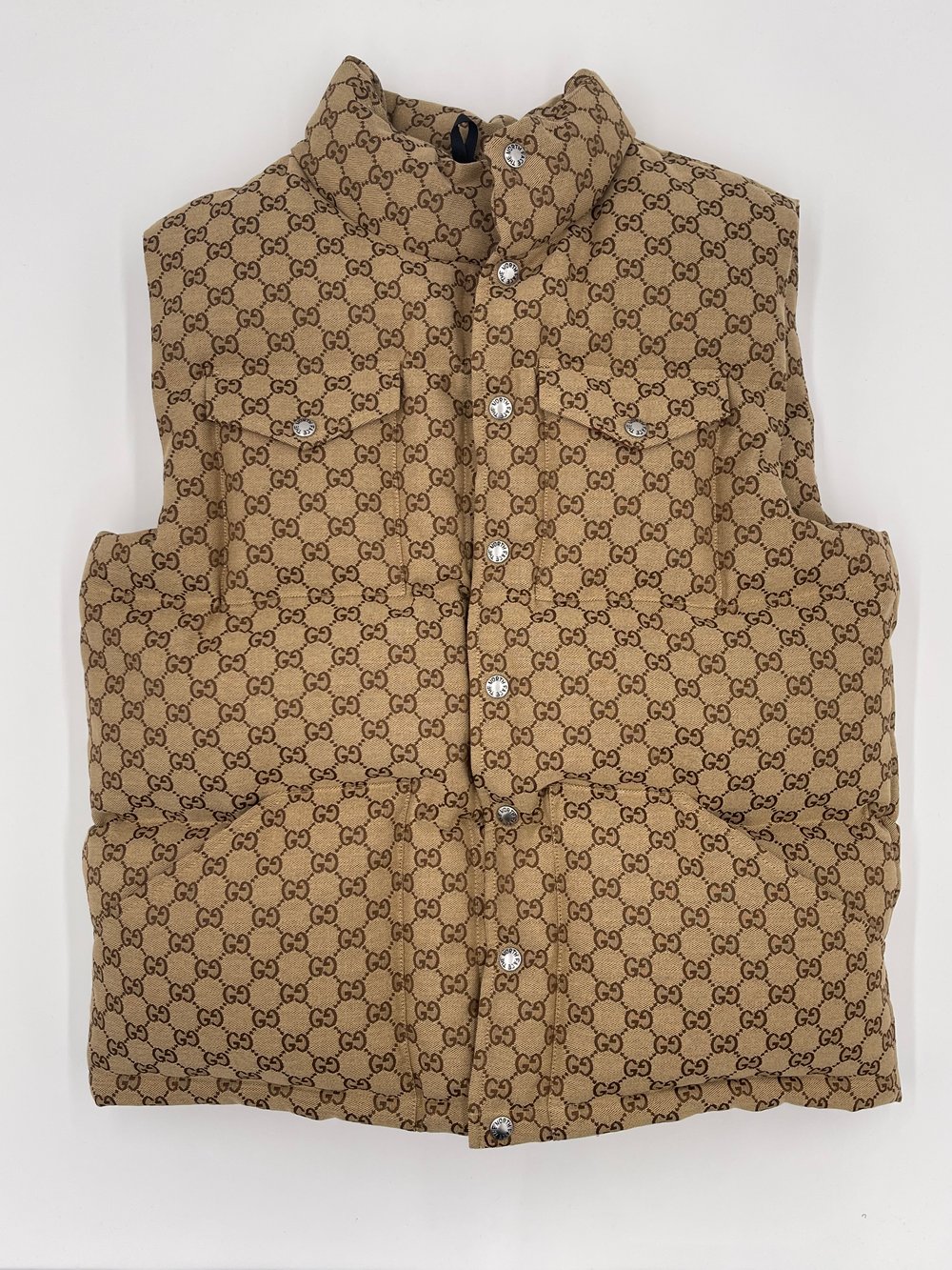 Gucci x The North Face Down Gillet Vest Blue – AyZed Clothing