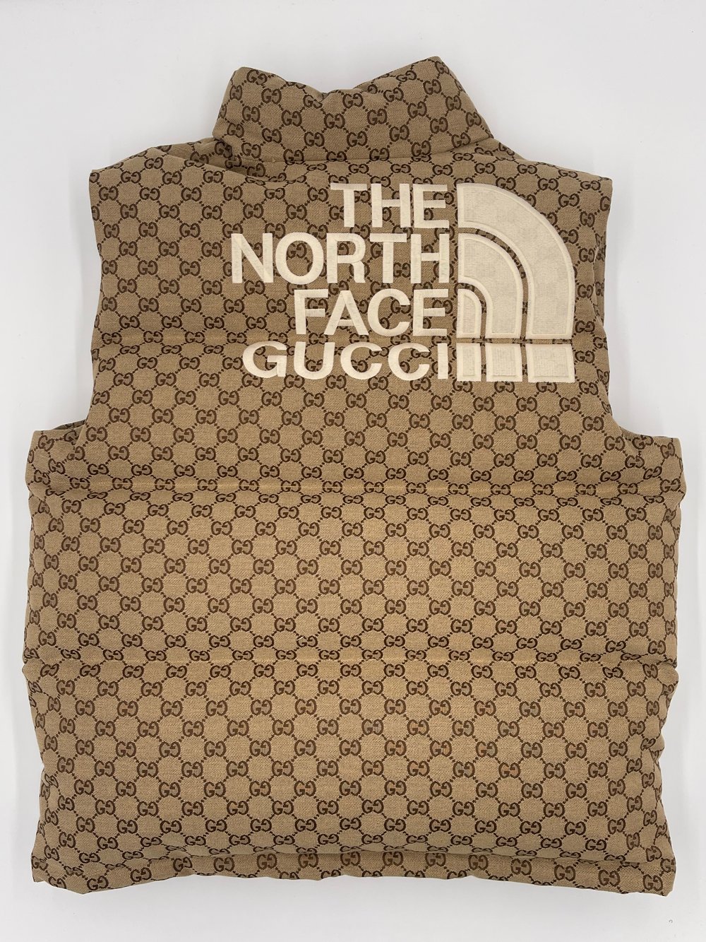 Gucci Gucci x the north face puffer vest blue M SIZE