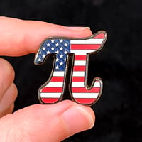 Image 5 of American Pi Enamel Pin