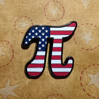 Image 3 of American Pi Enamel Pin