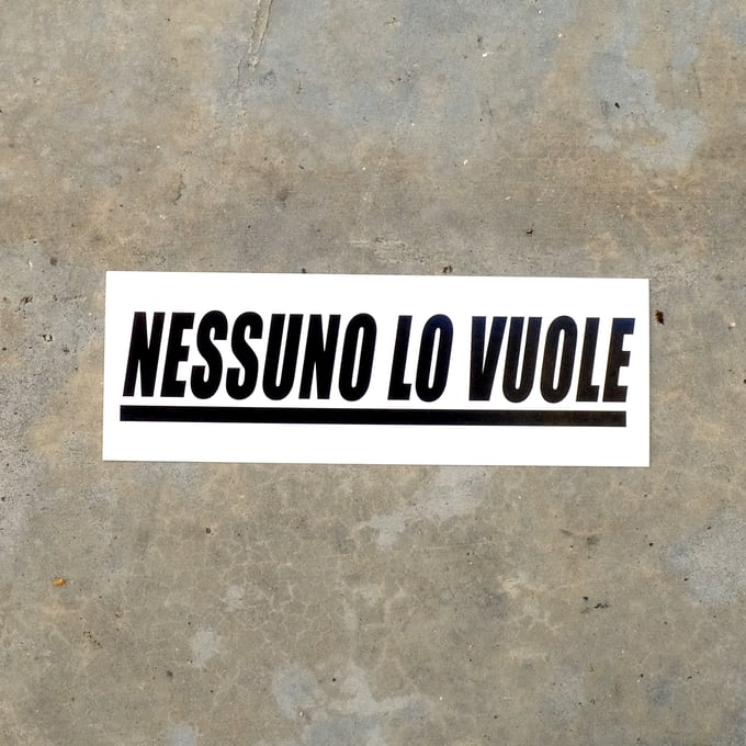 Image of NESSUNO LO VUOLE