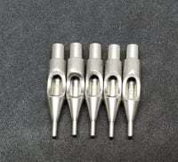 Image 2 of United Stainless Steel Cut-Away Single Needle Liner Tip  