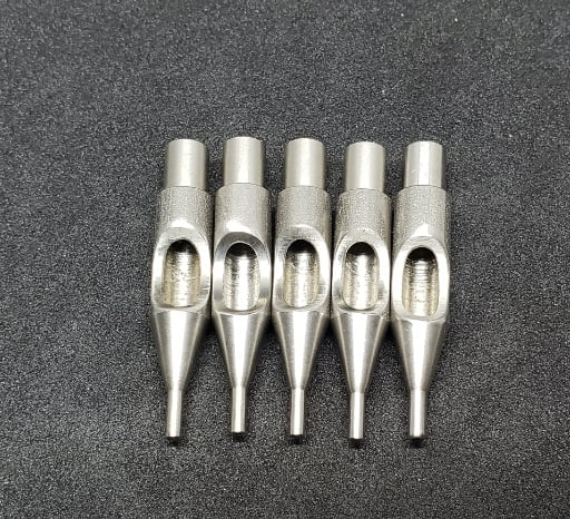 United Stainless Steel Cut-Away Single Needle Liner Tip  