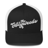 Image 1 of Gillyweeds Script Trucker Cap