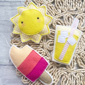 Image of The Summer Collection felt decorations