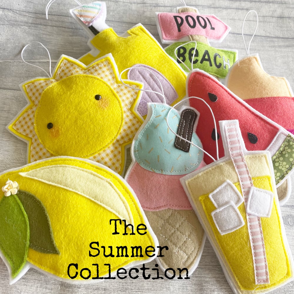 Image of The Summer Collection felt decorations