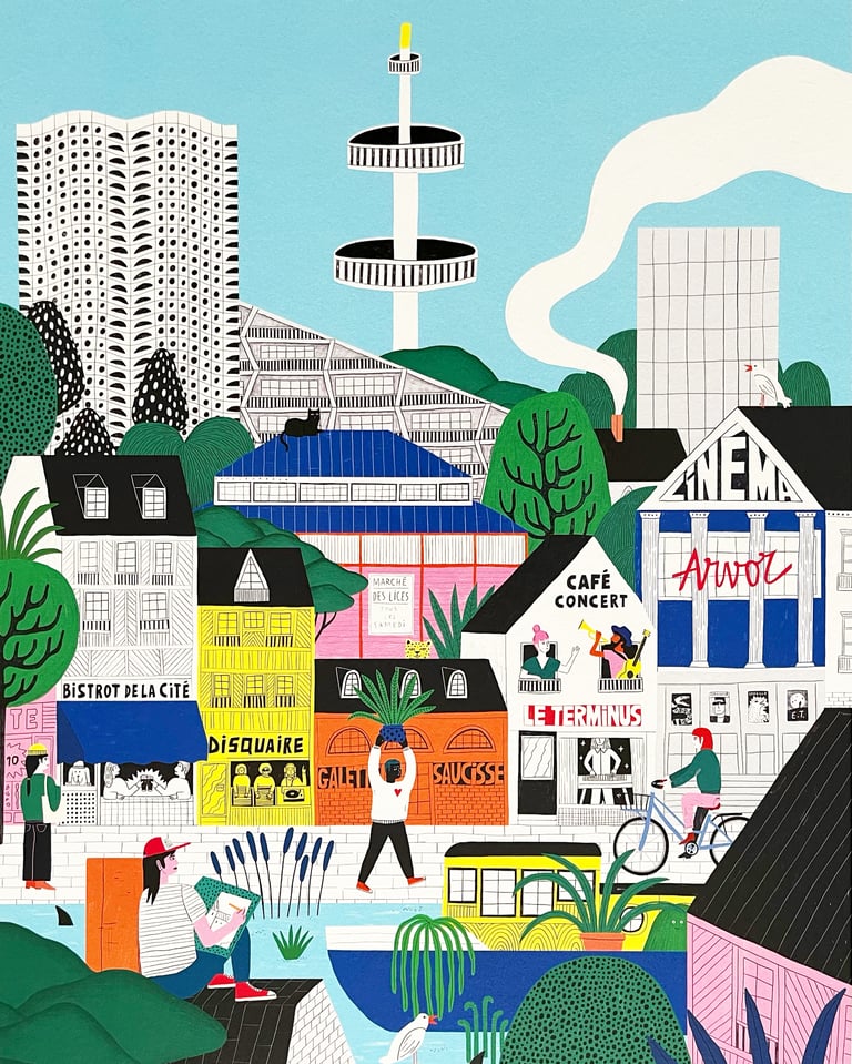 AFFICHE RENNES - DANS LES DENTS