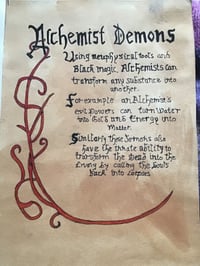 Image 2 of Book of Shadows Alchemist demon pages-charmed